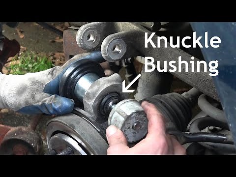 Rear Suspension Knuckle Bushing - 4 Ways to Remove/Replace - Chevy Venture AWD