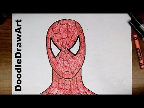 Drawing: How To Draw Spider-man Step by Step - Easy drawing tutorial