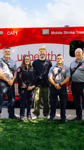 1K reactions · 54 shares | Rare Talent  Improvising with the incredible UCHealth Mobile Stroke Treatment Unit team, who take the ER to the patient. Their fast action saves millions of brain cells and preserves quality of life. Learn the signs of a stroke: https://www.uchealth.org/services/neurology/stroke-care/ | UCHealth | Facebook