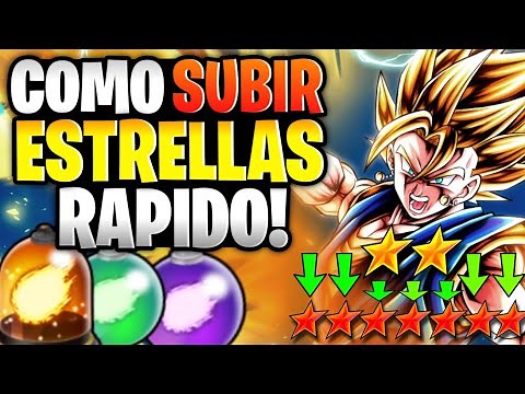 ⭐ COMO SUBIR ESTRELLAS a tus PERSONAJES! Y DONDE OBTENER Z POWER RÁPIDO en DRAGON BALL LEGENDS