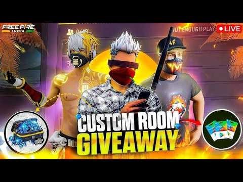 Weekly Giveaway Live | UID Reaction + Custom Room Daily Tournament | Win & Rewards | GF Gamer FF