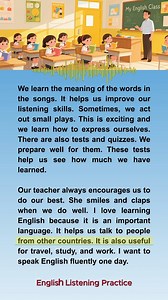 239K views · 7.3K reactions | My English Class | English Listening Practice For Beginners | English Storytelling #englishstorytelling #englishstory #englishclass #englishlearning #learnenglish #english #englishteacher #learningenglish | English Zone | Facebook