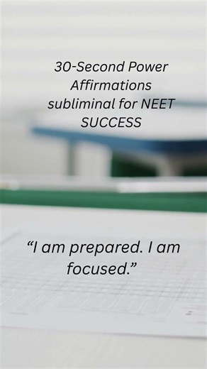 “NEET 2026 Motivation Subliminal----Watch This Before You Appear” #shortsfeed #neetmotivation #neet