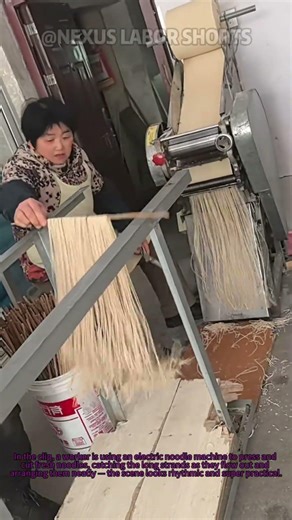 Pro Noodle-Making Hack! Use a Machine for Perfect Fresh Noodles 🍜 #DIYTips