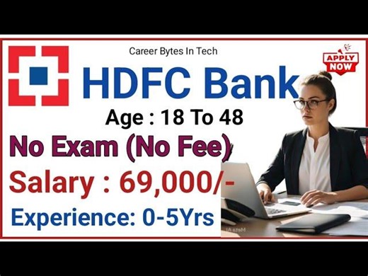 Relationship manager role with HDFC Bank | freshers to experience candidates apply | latest jobs | Praveena Reddy