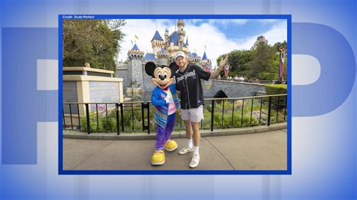 Dude Perfect takes on Disney Parks world record