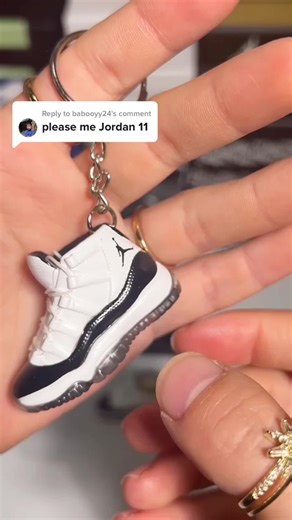Miniature Air Jordan Retro 11 Sneaker Keychains Collection