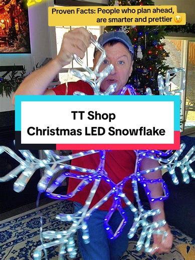 LED Snowflake Decoration for Instant Holiday Glow