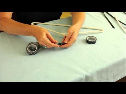 How to Decorate Coat Hangers : DIY Home Projects