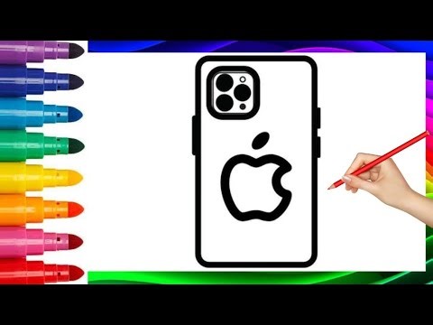 Mobile Drawing and Coloring for Kids | Step-by-Step Phone Art