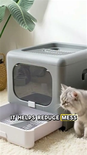 Foldable Sifting Cat Litter Box