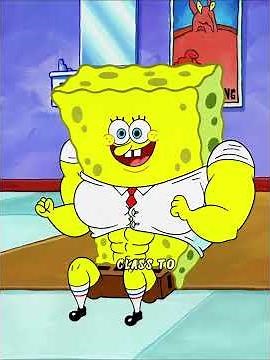 SpongeBob Becomes SUPER BUFF and It Goes to His Head 💪😱