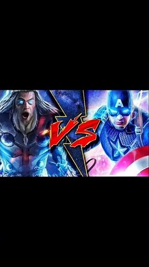 Thor vs Captain America – Epic Marvel Showdown