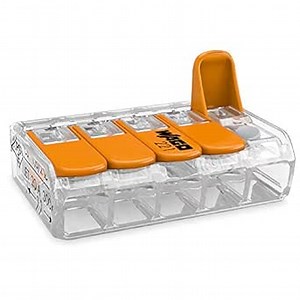 Wago 221-415 Lever-Nuts 5 Conductor Compact Connectors 25 PK