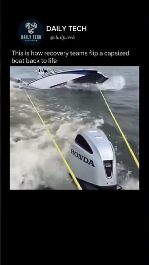How Experts Flip a Capsized Boat in Seconds.