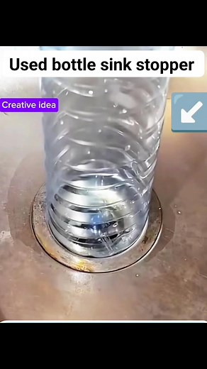 Used bottle sink stopper #creativeidea #reels | Sairaton Ode
