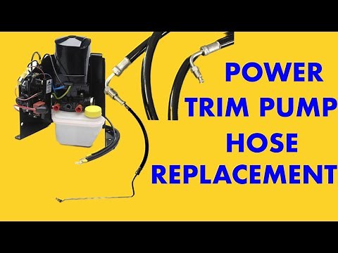 Mercruiser Bravo 3 Hydraulic Trim Hose Replacement (Part numbers are in the Details)