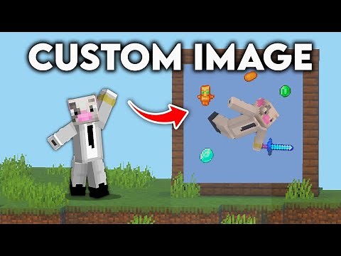 How to Add Custom Images in Your Minecraft World!