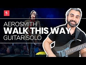 🎸Walk This Way Guitar Solo - How To Play The Lead From Walk This Way by Aerosmith