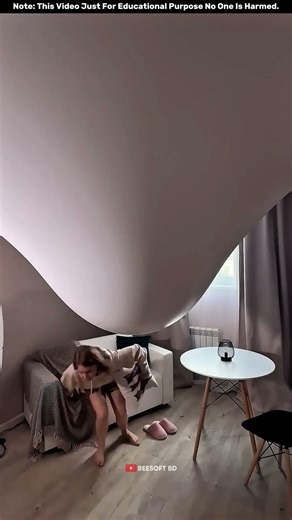 Easy way to fix a sagging ceiling — Ceiling Fix #shorts