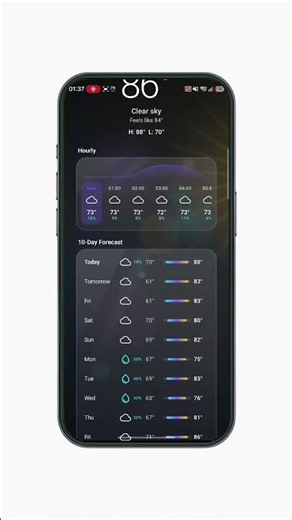I Built My Own Modern Android Weather App! 📲✨ (Aura Weather)