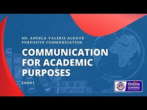Communication For Academic Purposes