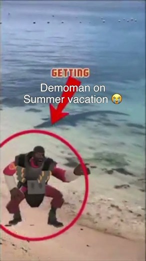 Demo had a good summer 🏝️ (TF2 meme)