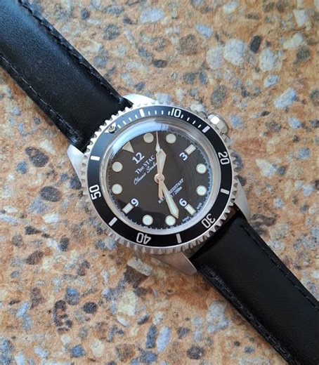 The Stac sweeping second hand quartz