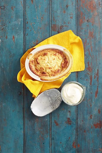 The most delicious lemon self-saucing pudding ever! Click here for the recipe http://po.st/avAenJ | Better Homes and Gardens Australia