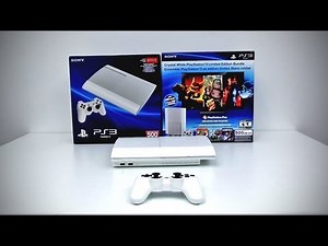 Crystal White PlayStation 3 Limited Edition Bundle Unboxing (White PS3)