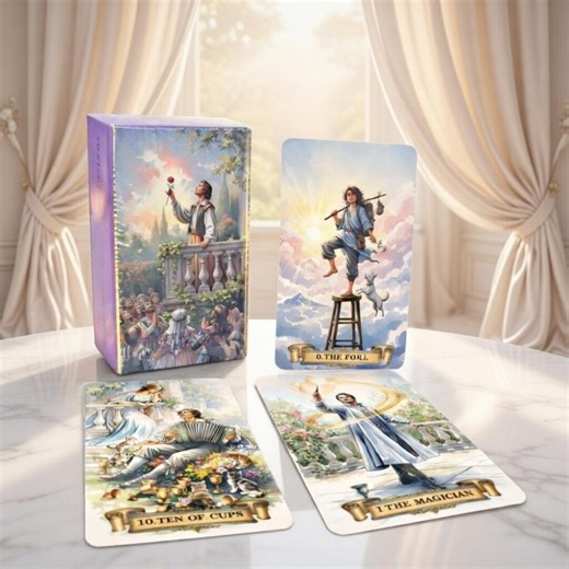 Secret Rendezvous Tarot Deck, 78 Illustrated Tarot Cards, Beautiful Romance Art , Luxury Tarot Reading Set - Etsy