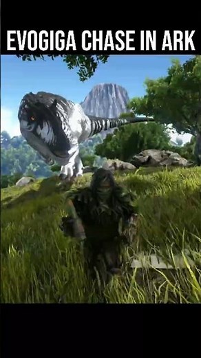 Can i get away from the Evo Giga!? #arksurvivalevolved #arksurvivalascended #dinosaur #ark