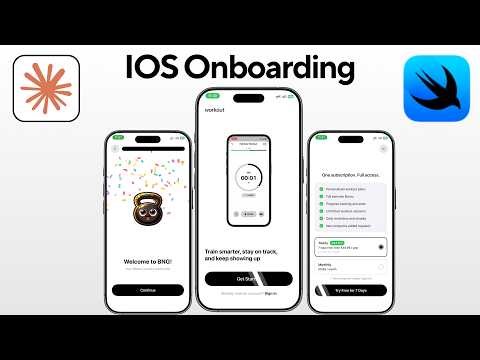 Claude Code — iOS Onboarding with Micro Animations & Shimmer | Step by Step