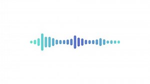 Sound wave or frequency digital isolated on white background. pastel color digital sound wave equalizer. Audio technology wave concept and design under the concept of pastel color emphasize simplic