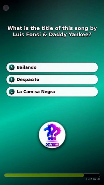 🧠 What is the title of this song by Luis Fonsi & Daddy Yankee?