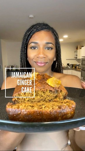 Jenna | Plant Based Food on Instagram: "Jamaican Ginger Cake - with a maple glaze. I just veganised my brother's amazing recipe for this cake. The flavour is unrealllll! Best believe he knew what he was doing with the ginger milk! #blackveganfood with @dannylonglegz 🌱 ½ cup sliced fresh ginger 🌱 ¾ cup milk 🌱 ½ cup vegan butter 🌱 1 tbsp molasses 🌱 ½ tbsp ginger powder 🌱 1 tsp vanilla 🌱 2 tbsp milled flaxseeds 🌱 1 ¾ cups flour 🌱 1 tsp baking soda 🌱 ¼ tsp salt 🌱 ¼ tsp mixed spice 🌱 ½ cu