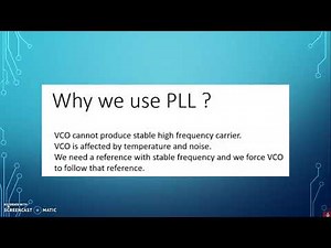 Phase Locked Loops PLL block diagram, Operating Principle, IC 565 Design and Applications -Tamil