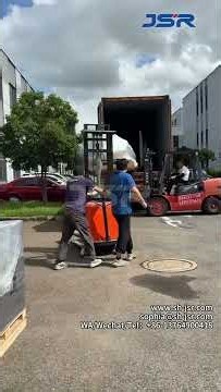 How We Loaded a 6m+ Ground Rail into a Container 🚜 #shipping