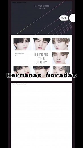 Descarga el PDF de Beyond the Story de BTS