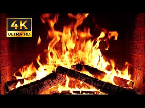 🔥 Fireplace 4K Live Wallpaper. Fireplace with Crackling Fire Sounds. Fireplace Ambience