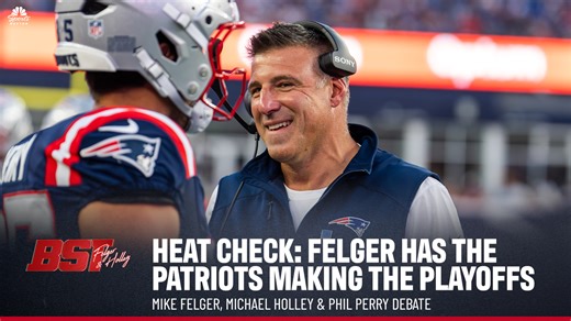 HEAT CHECK 🔥 🔥 🔥 Only one member of our BST crew has the Patriots making the playoffs this season, and it's... Mike Felger?! 🤔 Presented by Eastern Propane & Oil | NBC Sports Boston