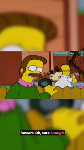 The Simpsons Nostalgia on Instagram: "Excuse me neighbor 💐 “Faith Off” Season 11 Episode 11 #TheSimpsons #Simpsons #BartSimpson #HomerSimpson #Viral"