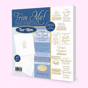 2.5K views · 29 reactions | His & Her Trim Me! Insert Pads are in the building.  The perfect birthday wishes for all your friends and family are covered with these handy pads... Just £9.99 each or get any 2 for £14.98. https://bit.ly/3NL8Uj1 | Hunkydory Crafts | Facebook