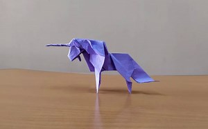 【Origami Tutorial】独角兽折纸教程（下）Origami Puppy