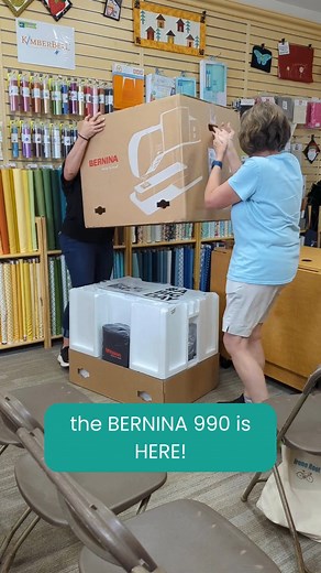 Talk about Christmas in July, the highly anticipated BERNINA 990 has arrived at our stores! Stop by and take it for a spin or learn more here: https://www.aurorasewingcenter.com/products/bernina-990 | Aurora Sewing Center