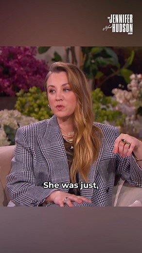 Kaley Cuoco loves performing for her audience of one 👶 | The Jennifer Hudson Show