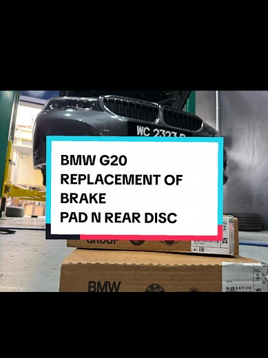 BMW G20 Brake Pad and Rear Disc Replacement Service