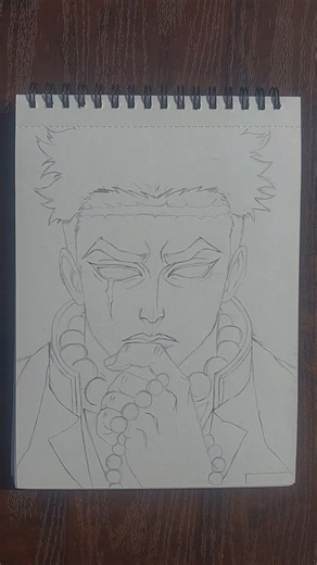 Gyomei himejima drawing ❤️#stonehashira #hashira #shorts