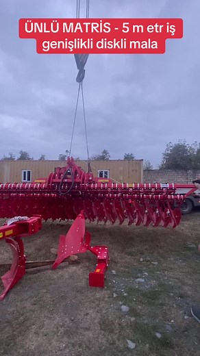 ÜNLÜ MATRİS - 5 m etr iş genişlikli diskli mala