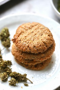Cannabis Peanut Butter Cookies (Gluten-Free, Low-Dose)